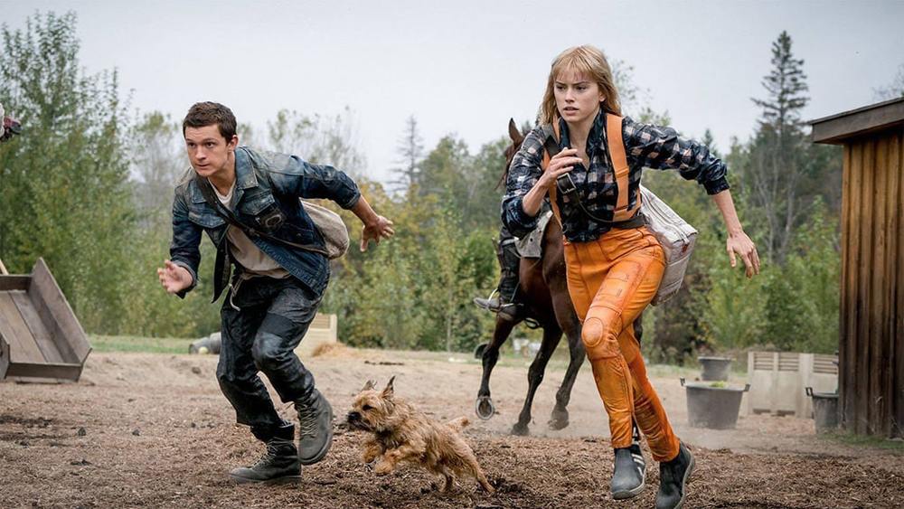 دیسی ریدلی و تام هالند در نمایی از فیلم «آشوب مدام» (Chaos Walking)